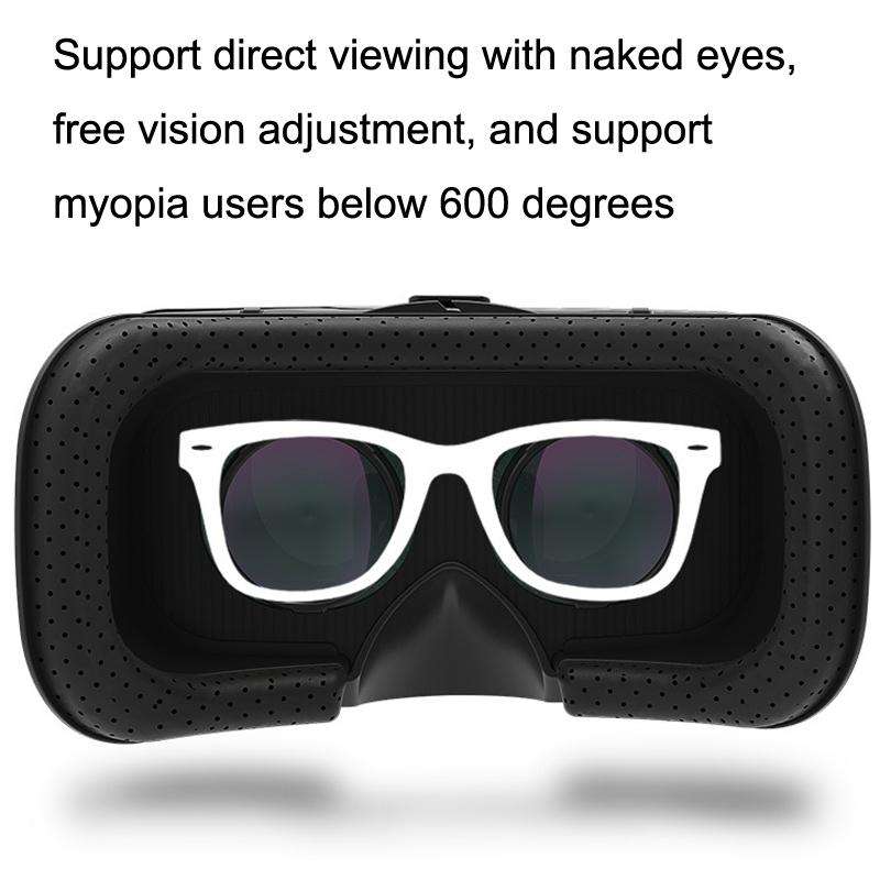 VR SHINECON G06A+B03 Handle Mobile Phone VR Glasses 3D Virtual Reality Head Wearing Gaming Digita...