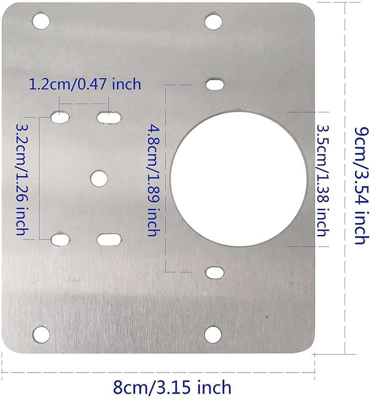 Hinge Repair Plate Cabinet Stainless Steel Hinge Repair Plate