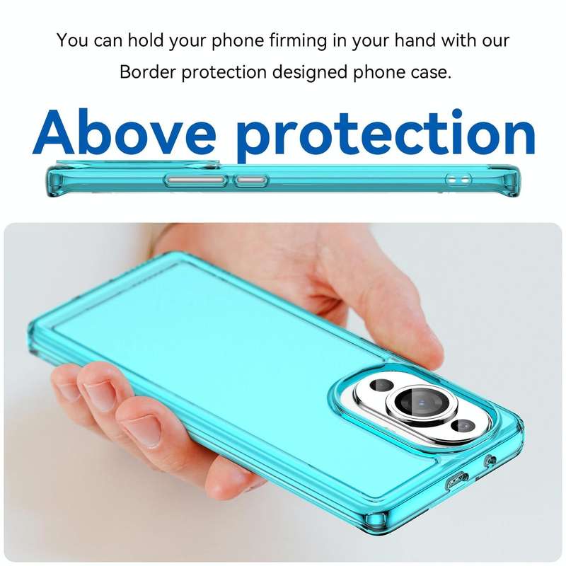 For Huawei Nova 11 Pro Candy Series TPU Phone Case(Transparent Blue)