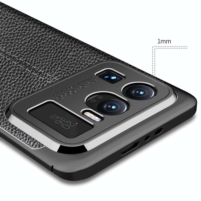 For Xiaomi Mi 11 Ultra Litchi Texture TPU Shockproof Case(Black)