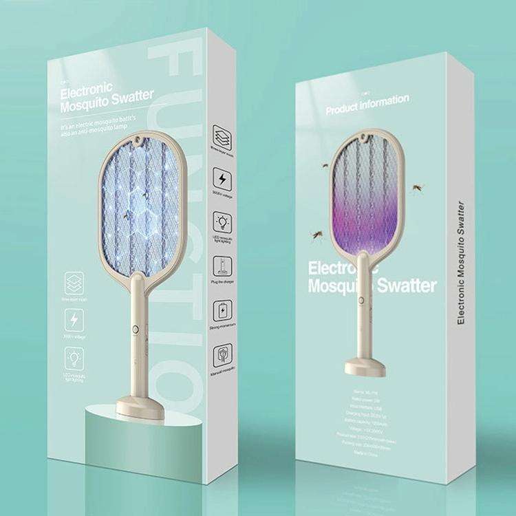 Smart Home Dual-Use Mosquito Swatter Mosquito Killer Fly Swatte(Green)