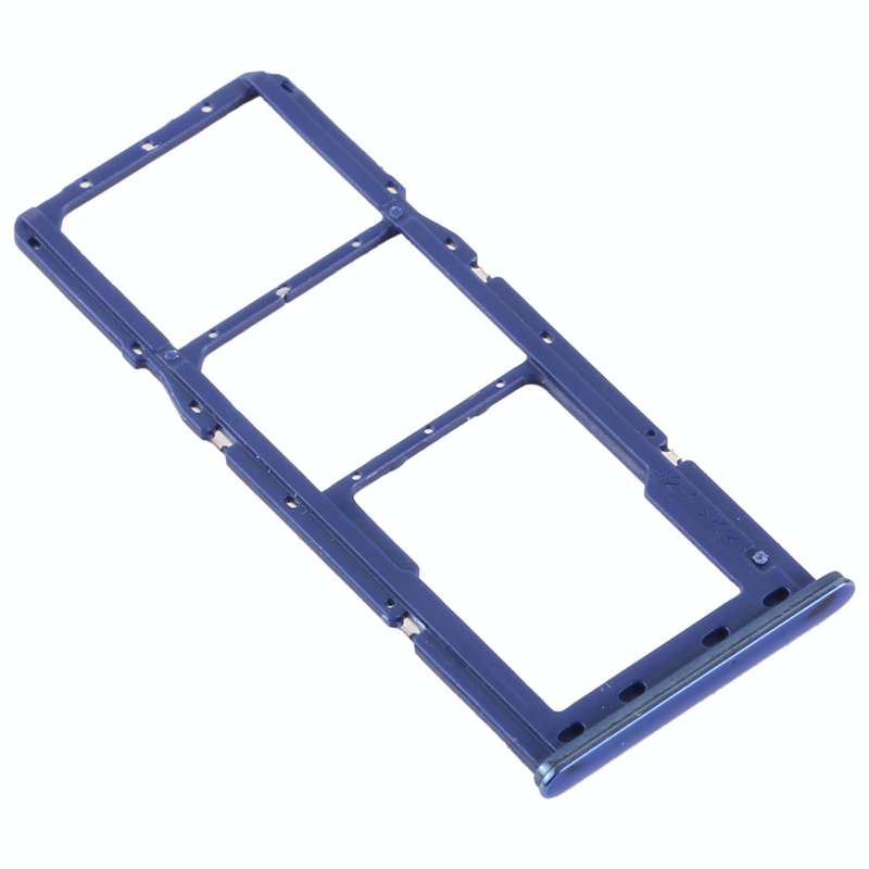 For Samsung Galaxy M51 SM-M515 SIM Card Tray + SIM Card Tray + Micro SD Card Tray (Blue)