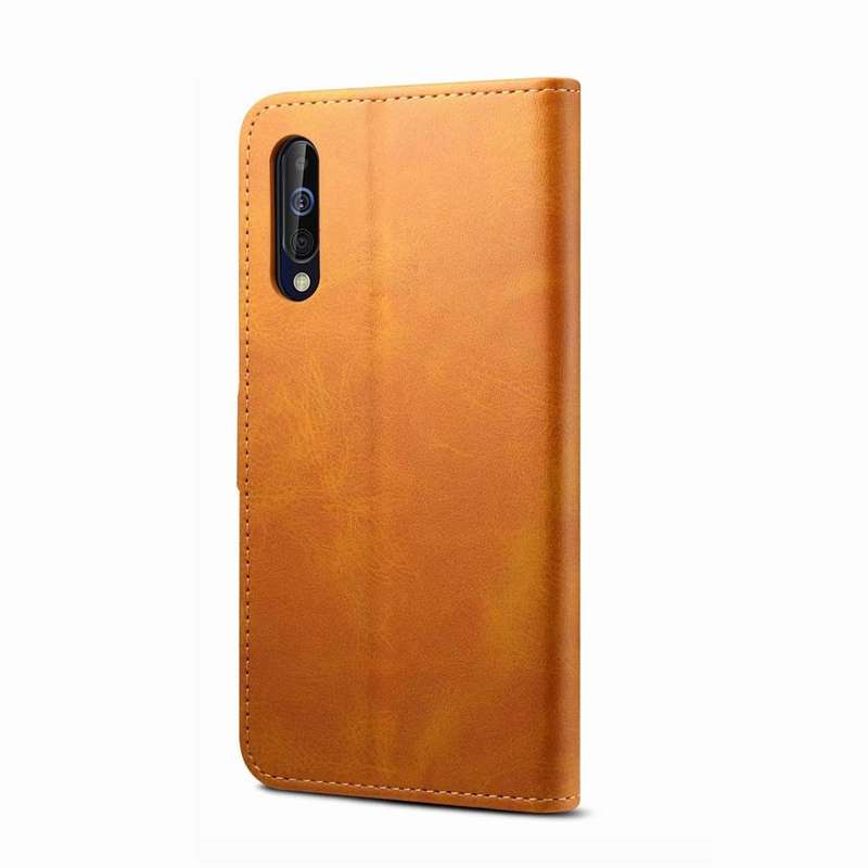 For Samsung Galaxy A30s / A50 / A50S GUSSIM Business Style Horizontal Flip Leather Case with Hold...