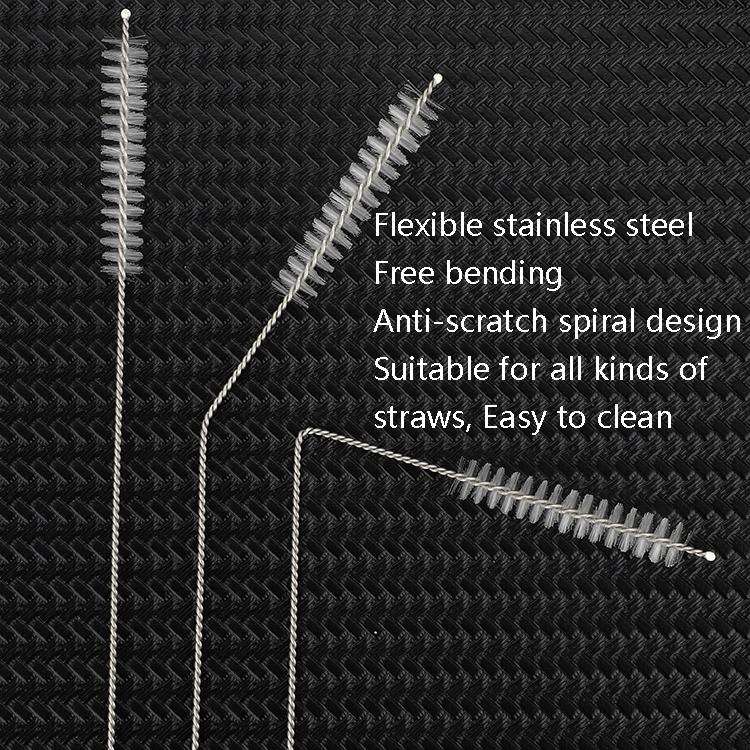 50 PCS Stainless Steel Brush Bottle Cleaning Brush, Size: 20cm
