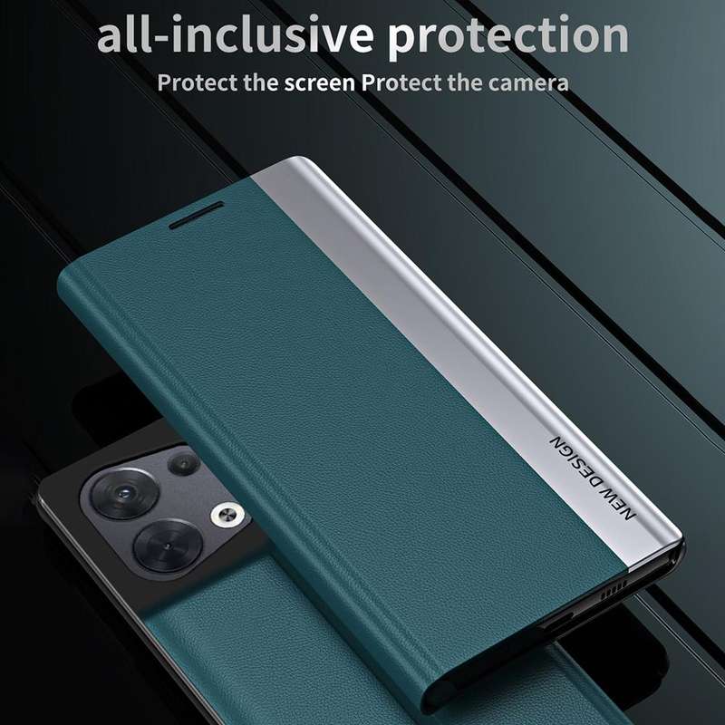 For Xiaomi 12T / 12T Pro / Redmi K50 Ultra Side Electroplated Magnetic Leather Phone Case(Green)