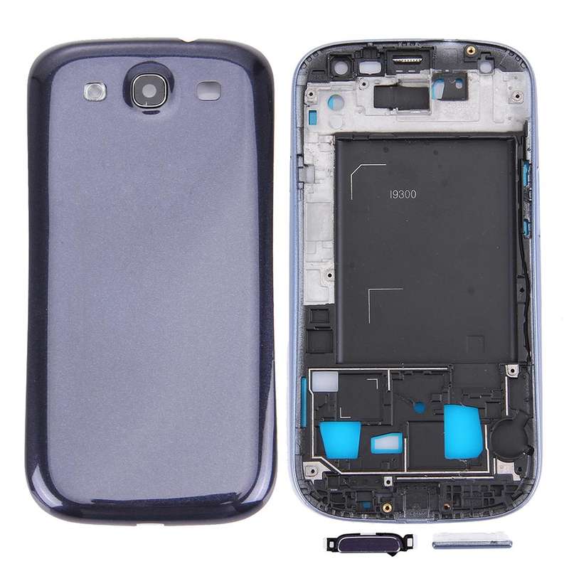 For Galaxy SIII / i9300 Original Full Housing Chassis (Dark Blue)