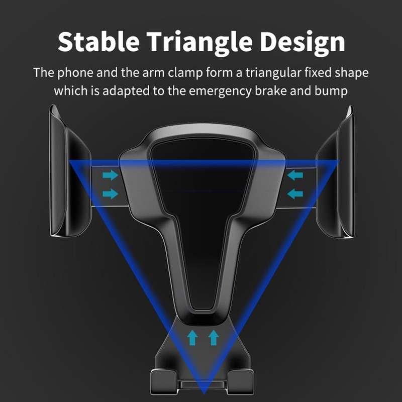 FLOVEME YXF204095_1 Car Air Outlet Mount Automatic Retractable Arm Phone Holder Stand for 4-6.5 i...