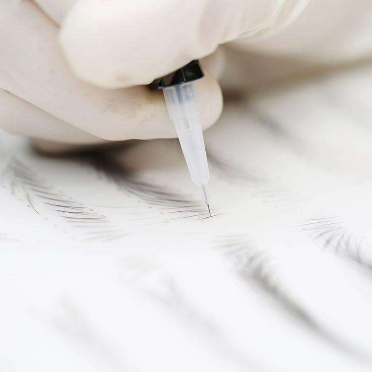 50pcs 3R 0.35 x 50mm Disposable Tattoo Needles Agujas Microblading Permanent Makeup Machine Needle