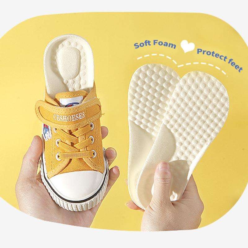 6pairs Children Foam Insoles Soft Breathable Cuttable Sports Insoles Basic Model(30-31)