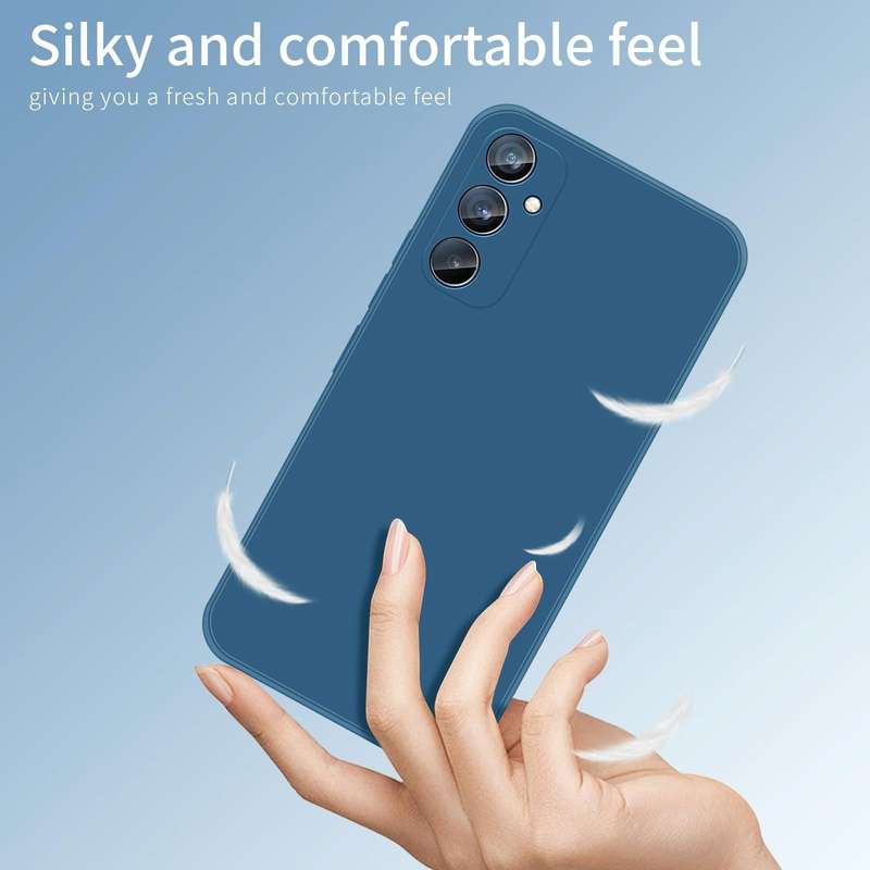 For Samsung Galaxy A34 5G PINWUYO Sense Series Liquid Silicone TPU Phone Case(Blue)