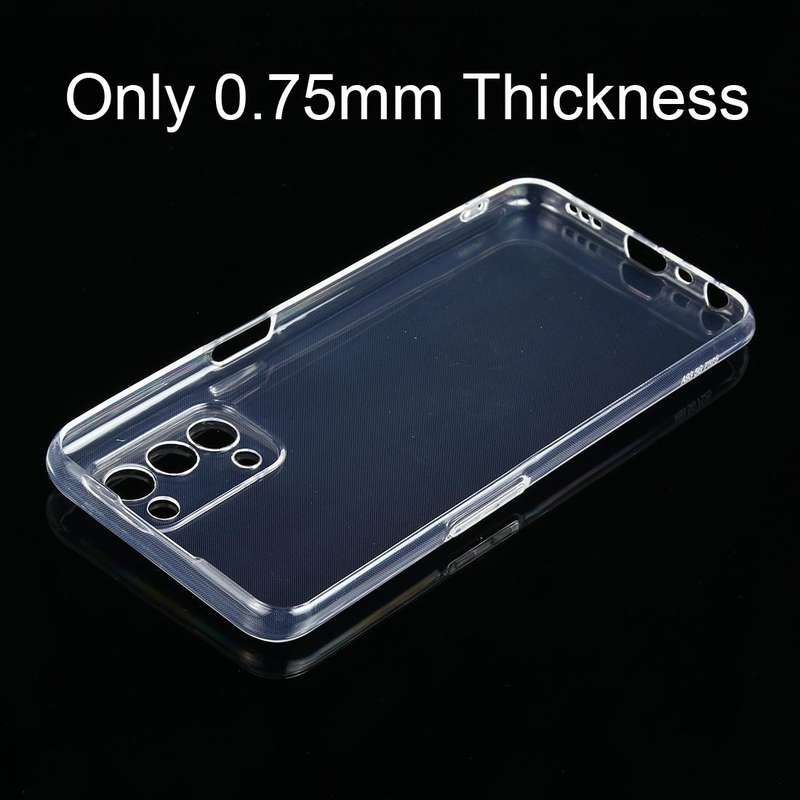 For OPPO A74 5G 0.75mm Ultra-thin Transparent TPU Soft Protective Case