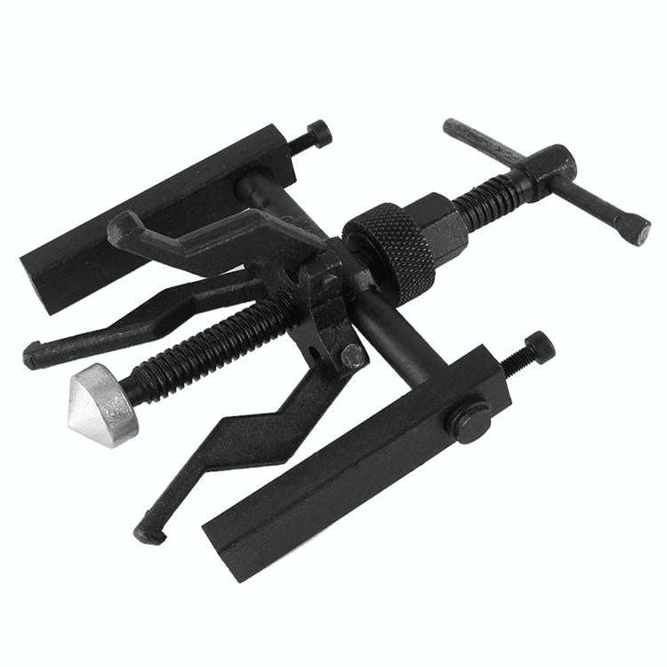 3-Jaw Inner Bearing Puller Gear Extractor Heavy Duty Automotive Machine Tool Kit(Black)