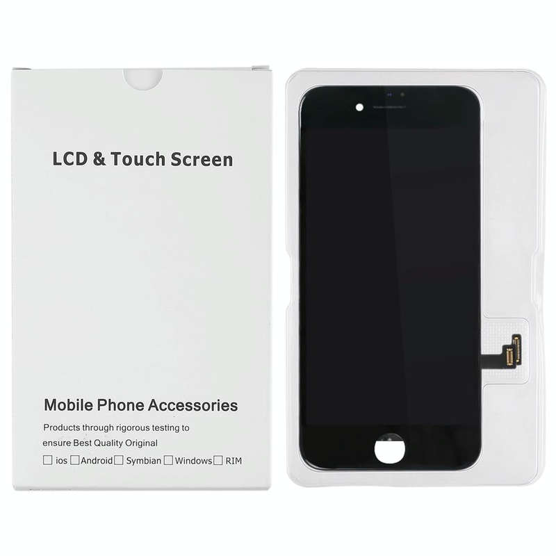 50 PCS Cardboard Packaging White Box for iPhone 8 / 7 LCD Screen and Digitizer Full Assembly