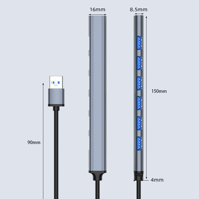 7 in 1 USB3.0 Docking Station Laptop Multifunctional HUB(Type-C Interface)