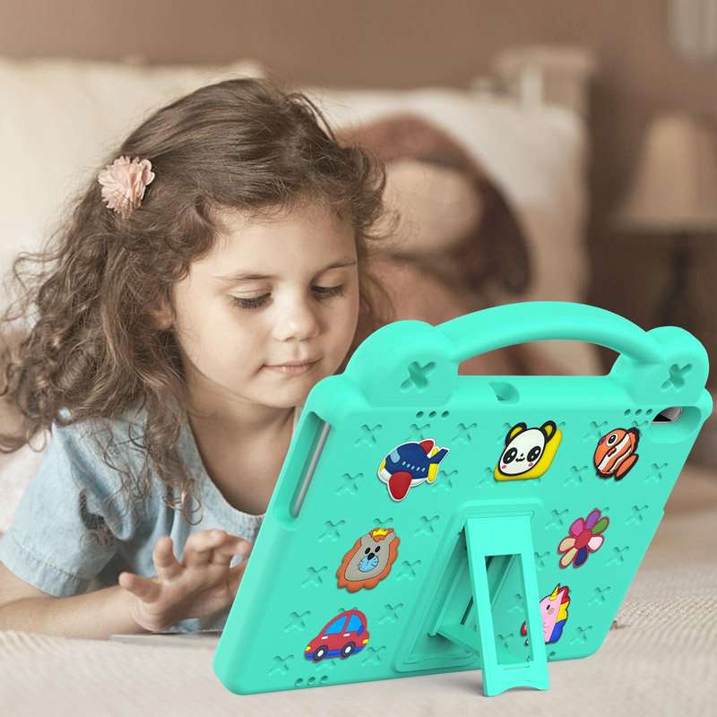 For Lenovo Tab M10 X605 / X505 / Tab P10 X705 Handle Kickstand Children EVA Shockproof Tablet Cas...