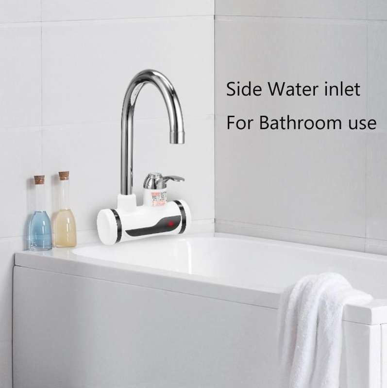 Kitchen Instant Electric Hot Water Faucet Hot & Cold Water Heater CN Plug Specification: Digital ...