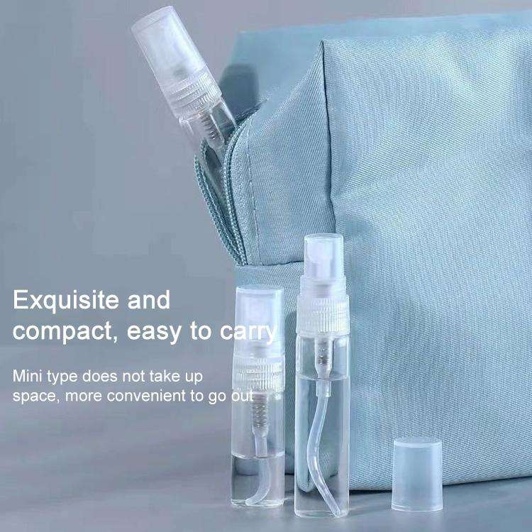 50 PCS Perfume Bottle Spray Bottle Perfume Bottle Empty Bottle, Capacity:3ML (Transparent)
