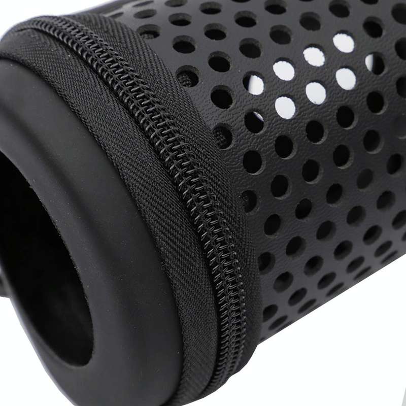 For JBL Flip 5 Bluetooth Speaker Storage Box Kaleidoscope Hollow Protective Cover(Black)