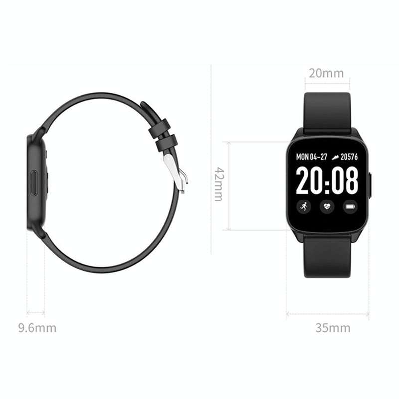 Lokmat KW17 1.3 inch TFT Screen IP68 Waterproof Smart Watch, Support Sleep Monitor / Heart Rate M...