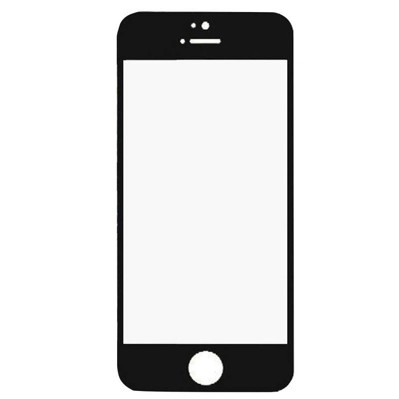 10 PCS for iPhone 5C Front Screen Outer Glass Lens(Black)