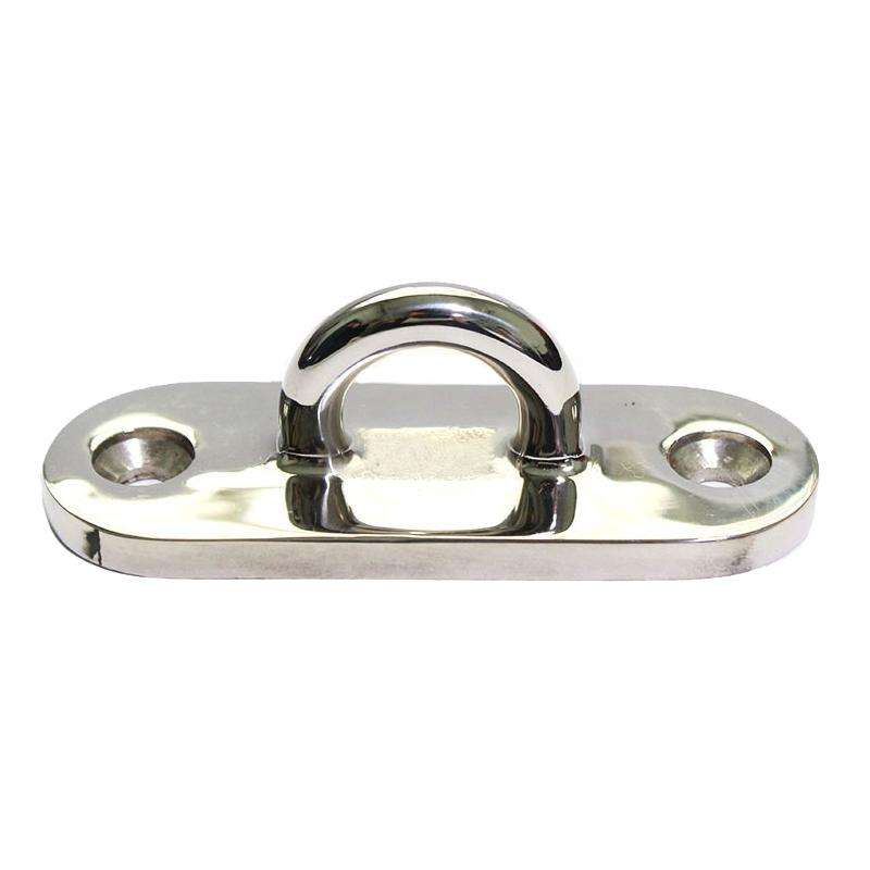316 Stainless Steel Oval Boat Plate Seat Hand Rowing Boat Fixed Seat Accessories, Specification: ...
