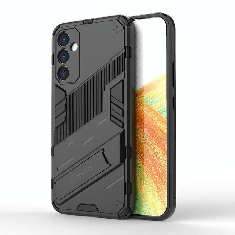 For Samsung Galaxy A34 5G Punk Armor 2 in 1 PC + TPU Phone Case(Black)