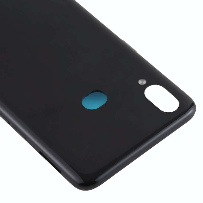For Galaxy A10s Battery Back Cover with Side Keys (Black)