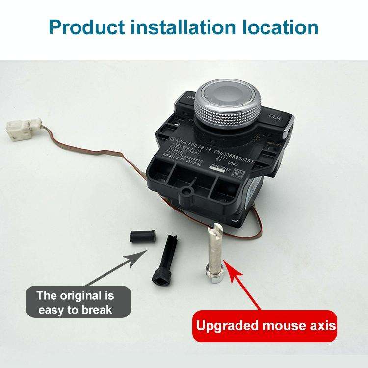 Car Central Control Large Knob Mouse Shaft for Mercedes-Benz W204 / W212, Left Driving