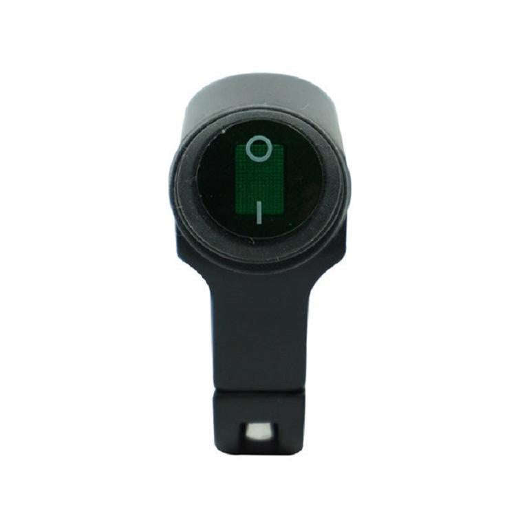 Motorcycle Aluminum Alloy Faucet LED Waterproof Switch Accessories Headlight Switch(Green Light B...