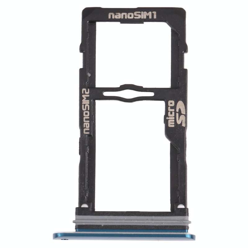 Nano SIM Card Tray + Nano SIM Card Tray / Micro SD Card Tray for LG G8S ThinQ LMG810, LM-G810, LM...