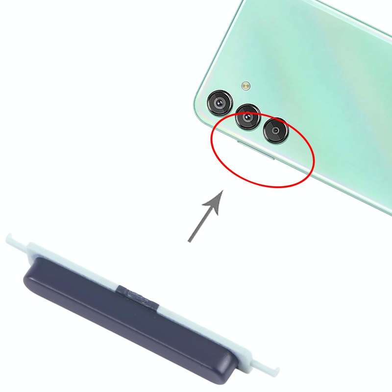 For Samsung Galaxy F15 5G SM-E156B 10pcs Original Power Button and Volume Control Button (Black)