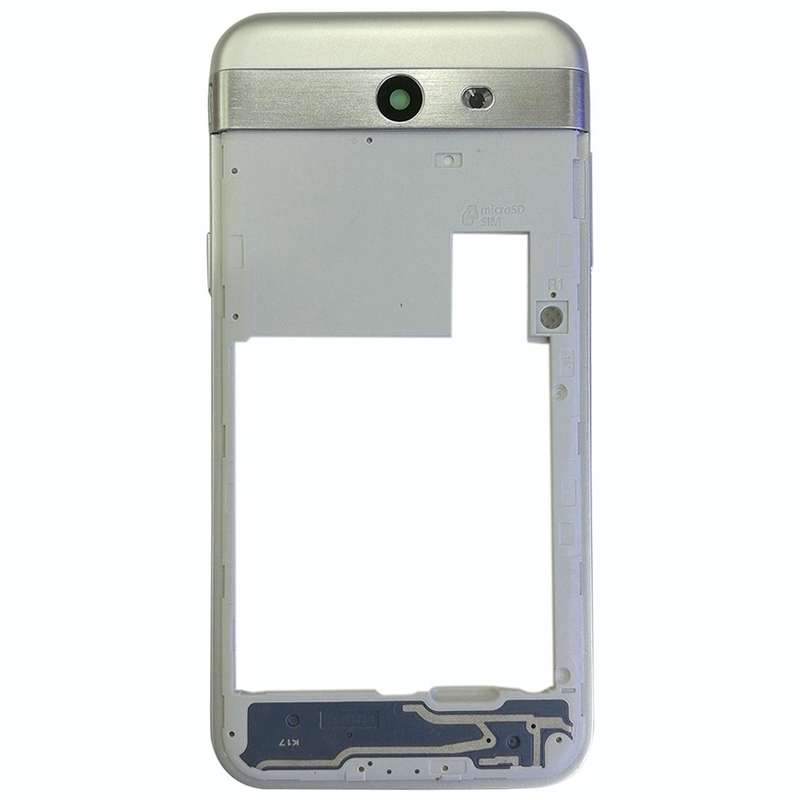 For Galaxy J3 Emerge / J327 Rear Housing Frame (Silver)