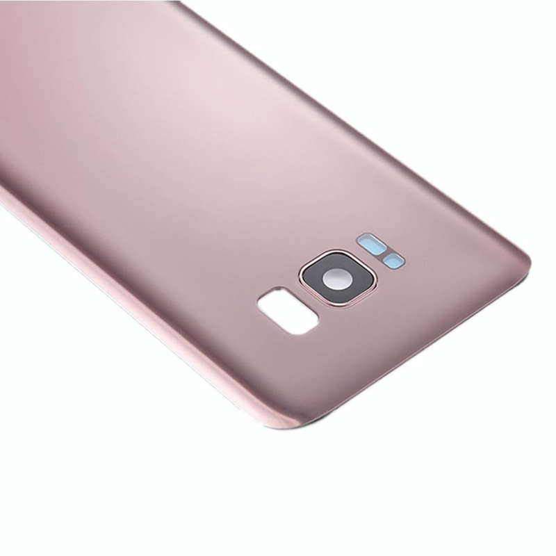 For Galaxy S8+ / G955 Battery Back Cover with Camera Lens Cover & Adhesive (Rose Gold)