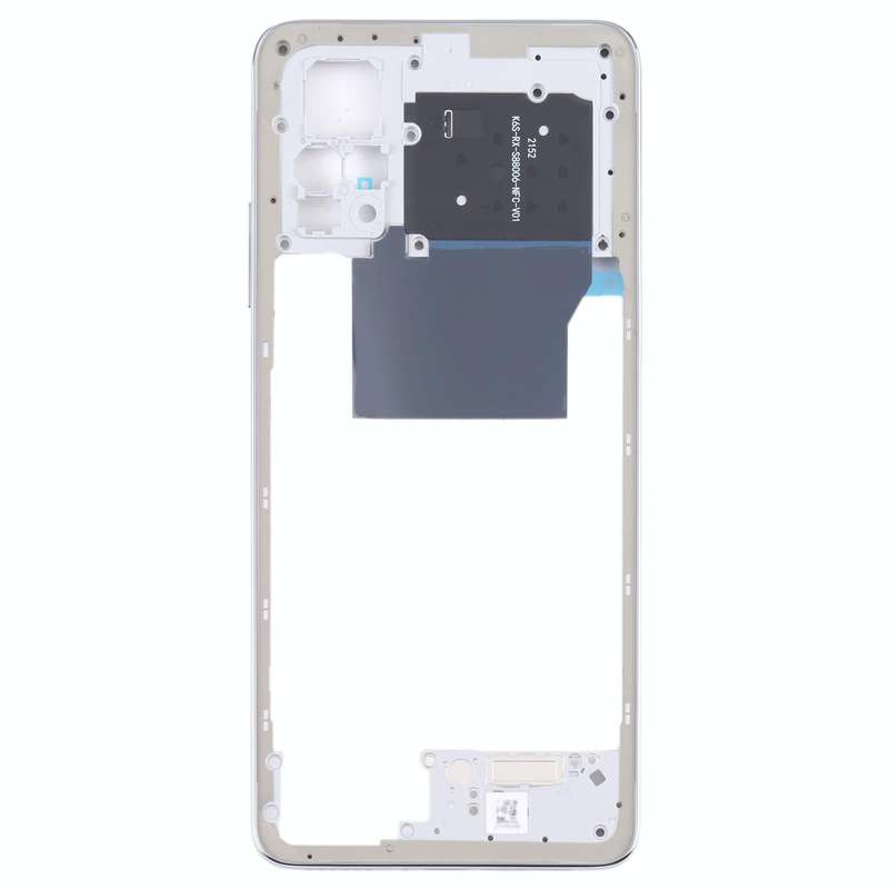 Middle Frame Bezel Plate for Xiaomi Poco X4 Pro 5G/Redmi Note 11E Pro(Silver)