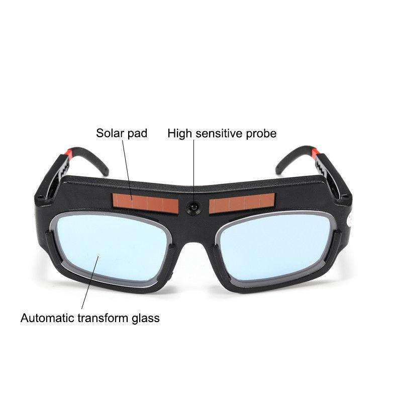 Automatic Dimming Anti-Ultraviolet Anti-Strong Photoelectric Welding Glasses(White)