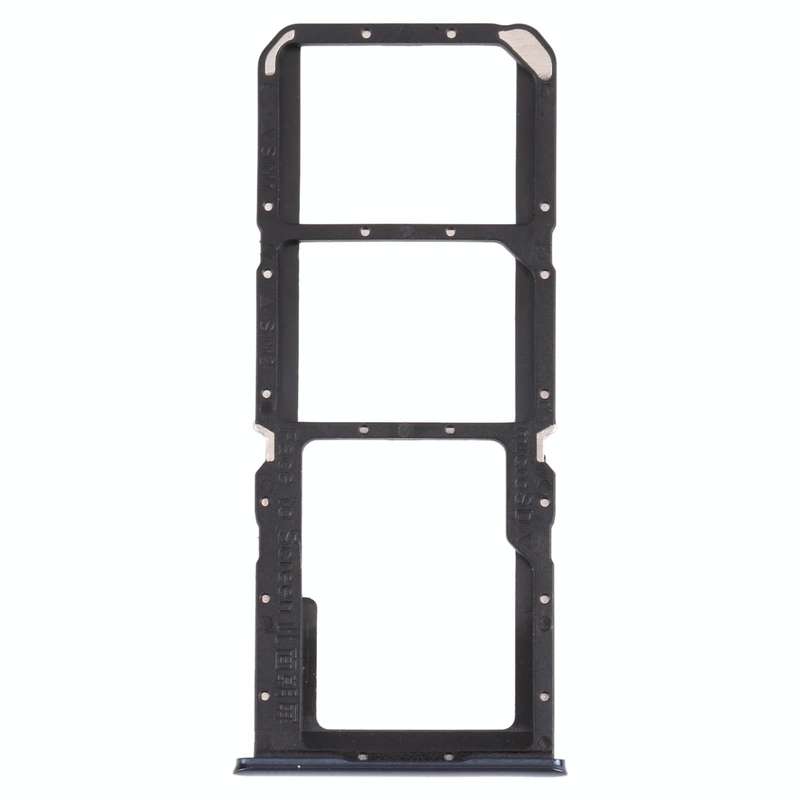 For OPPO A74 5G CPH2197 CPH2263  SIM Card Tray + SIM Card Tray + Micro SD Card Tray (Black)