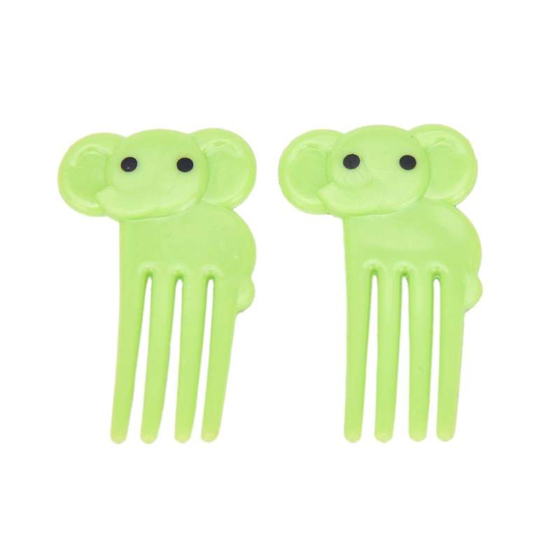 5 Sets 10 in 1 Creative Cartoon Animal Plastic Children Fruit Fork Bento Decoration Toothpick(G220)