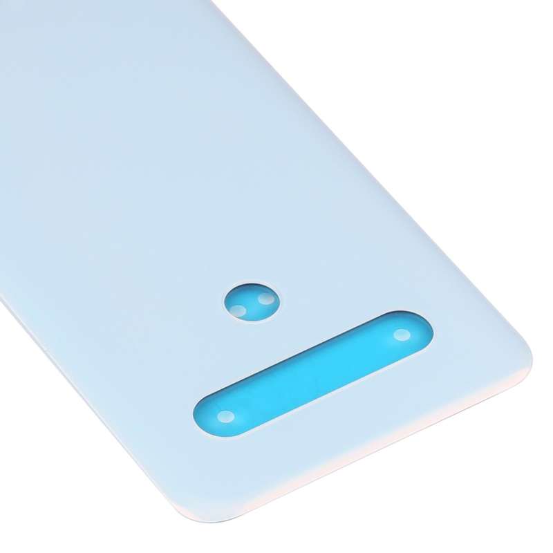 Back Battery Cover for LG K61 LMQ630EAW LM-Q630EAW LM-Q630(White)