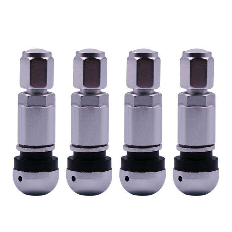 10 Sets Car Tire Air Nozzle Aluminum Alloy Vacuum Tire Hub Car Tire Valve Core Explosion-Proof Un...