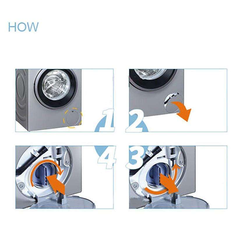 For Siemens Bosch WM1095/1065 WD7205 Washing Machine Drainage Pump Drain Outlet Seal Cover Plug(B...
