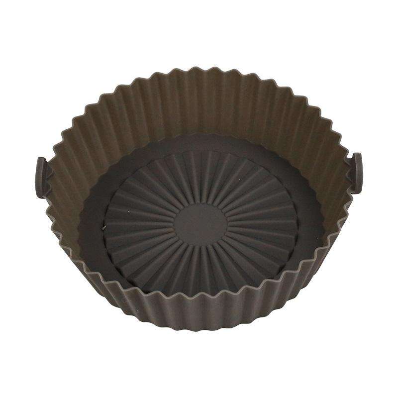 Air Fryer Special High Temperature Oil Absorption Silicone Pad, Colour: Large Bright Grey