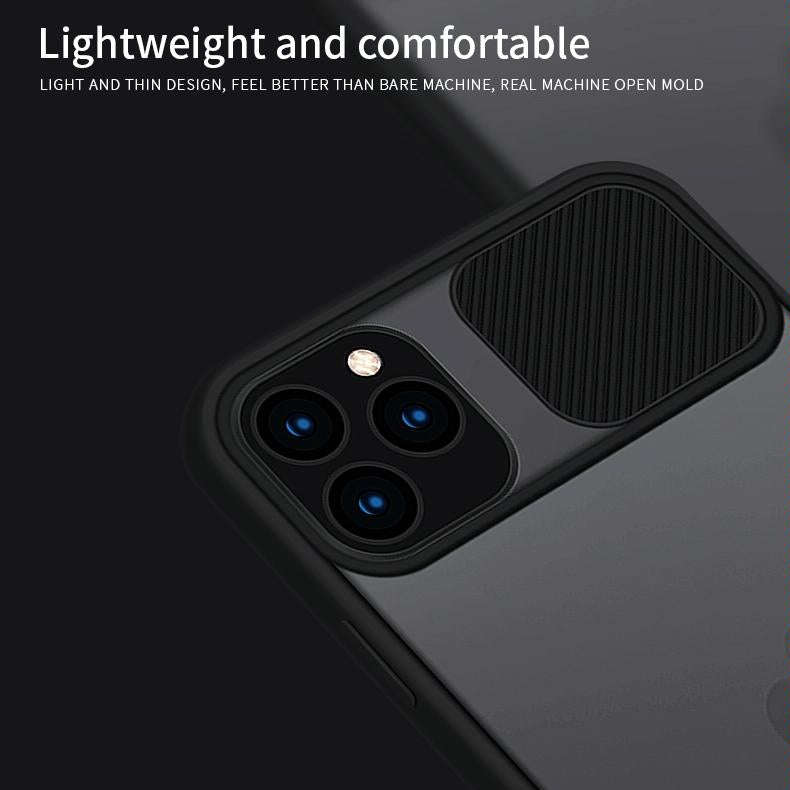 For iPhone 11 Pro Max MOFI Xing Dun Series Translucent Frosted PC + TPU Privacy Anti-glare Shockp...