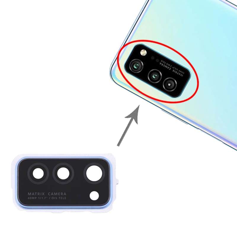 For Huawei Honor V30  10pcs Camera Lens Cover (Blue)