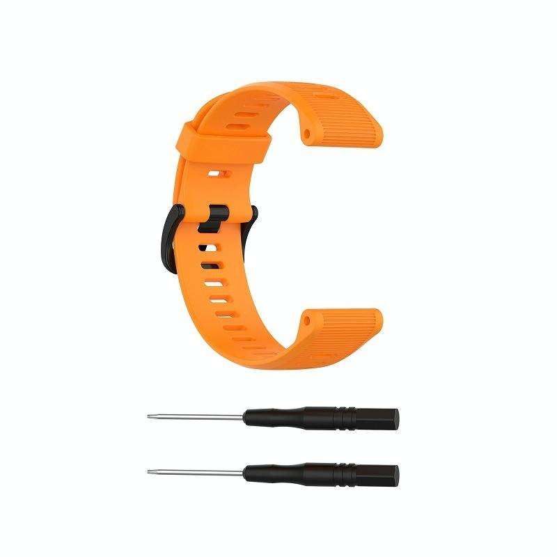 For Garmin Forerunner 945 Silicone Watch Band(Orange)