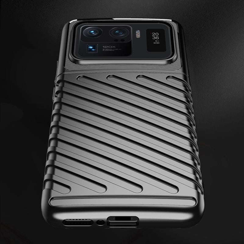 For Xiaomi Mi 11 Ultra Thunderbolt Shockproof TPU Protective Soft Case(Black)