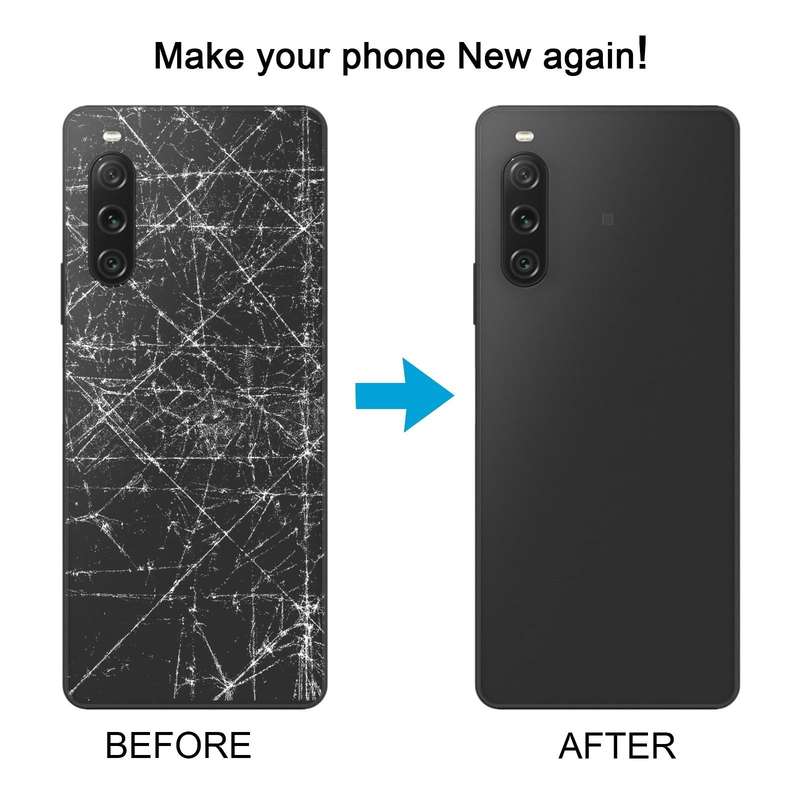 For Sony Xperia 10 V Original Battery Back Cover with Camera Lens Cover(Black)