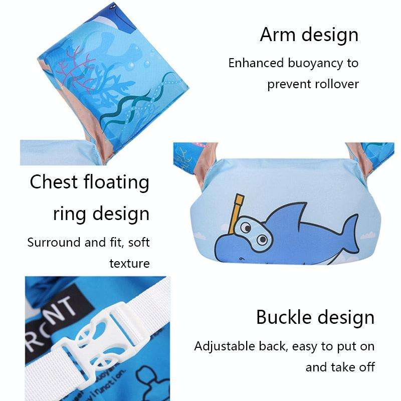 Children Swimming Foam Arm Ring Baby Swimming Equipment Floating Ring Water Sleeve Buoyancy Vest(...