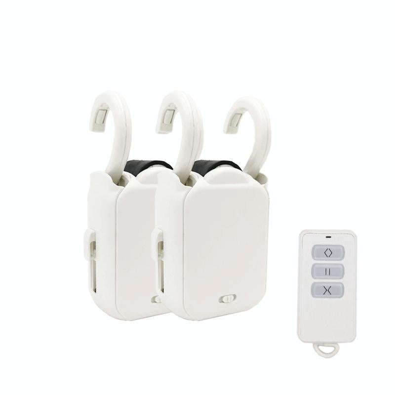 X101 Smart Home Automatic Curtain Machine With RC, Style: Roman Pole Model Double Host