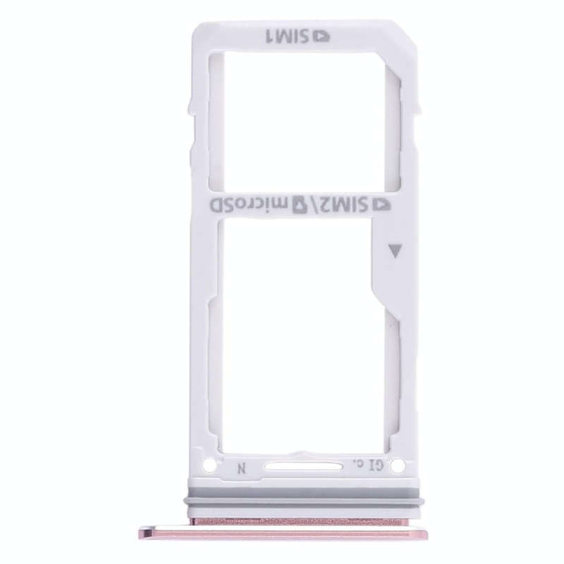 For Galaxy Note 8 2 SIM Card Tray / Micro SD Card Tray (Pink)