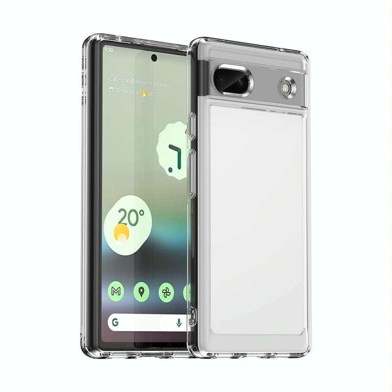For Google Pixel 6a Candy Series TPU Phone Case(Transparent)